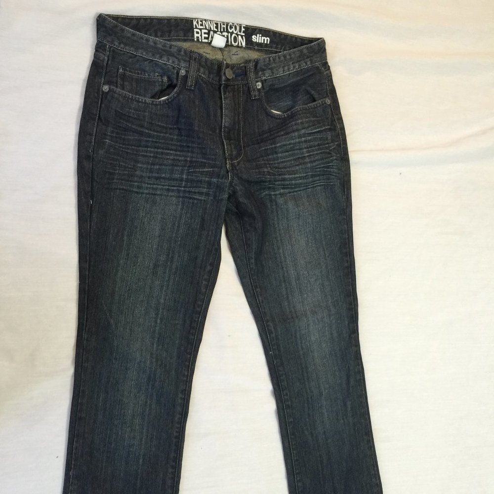 🦚🦚🦚 KENNETH COLE REACTION SLIM MENS JEANS SIZE 30 🦚🦚🦚